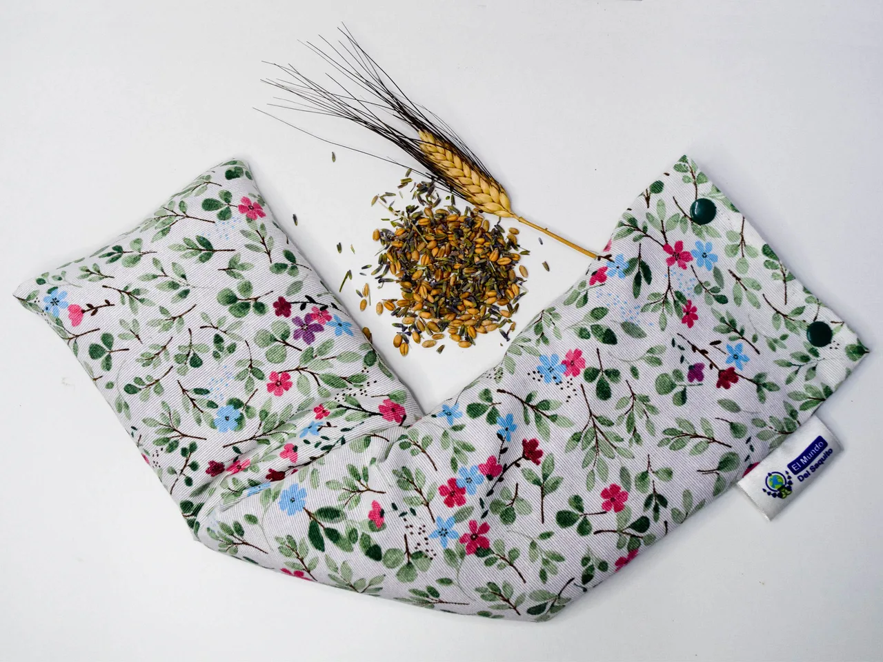 Imagen del producto Saco de semillas con estampado de flores